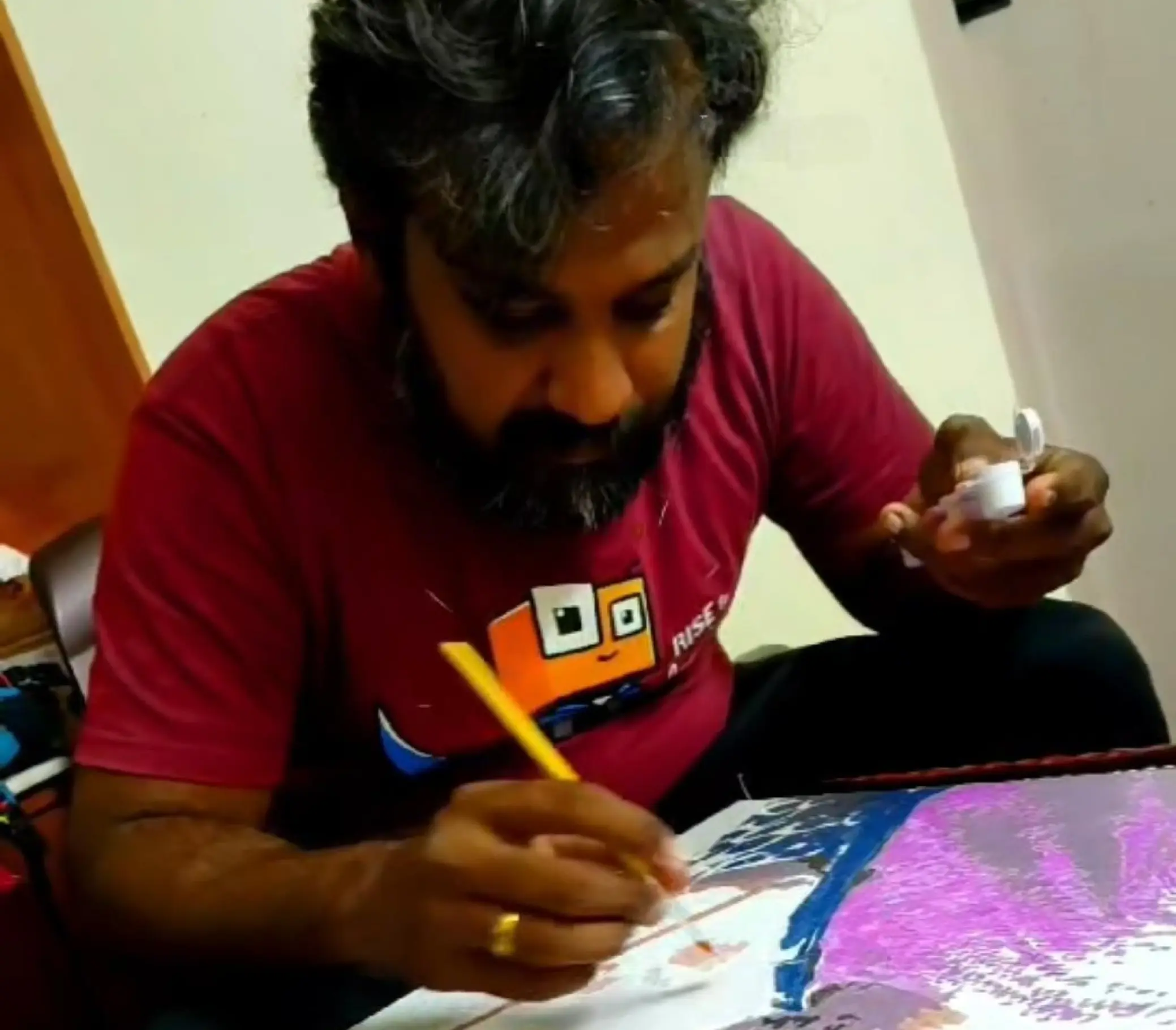 Vikas Sekar Painting Time