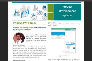 Vinothkumar E Product Development Updates