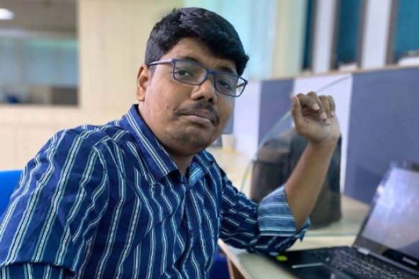 Vivek Sankar At Workspace