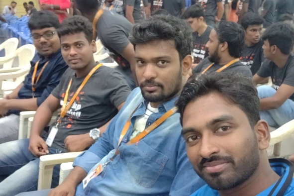 Vivek Sankar In Event With Friends