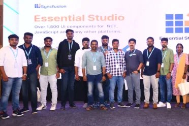 Yogeshwaran and Mohamed Ismail with team in event