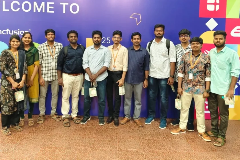 Mohan chandran with his overall team