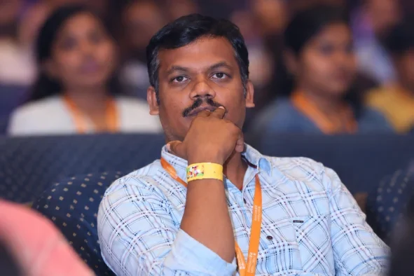 Mohanaselvam sitting in next event