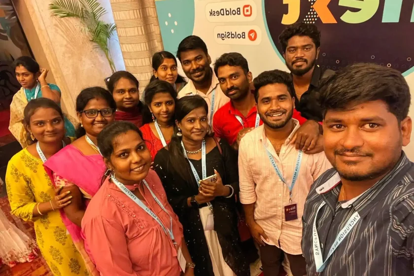 Saravanan Thirunavukkarasu with Colleagues
