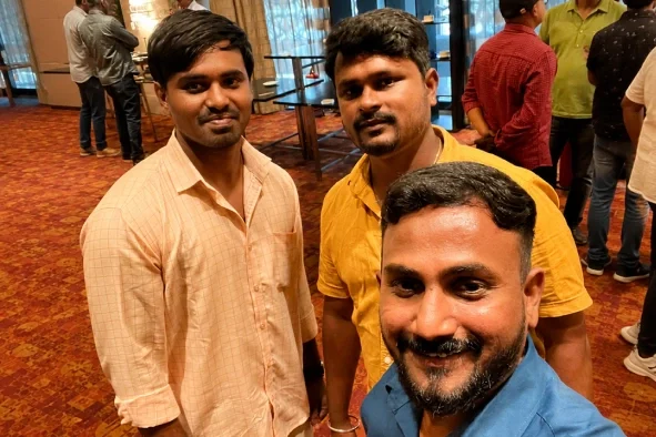 Sasi kumar with Nijamudeen