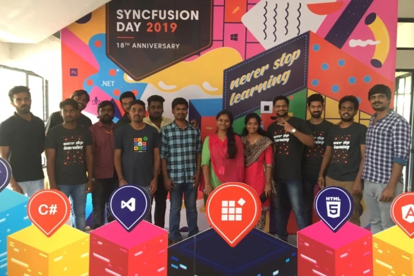 Satheeskumar sekar with his team in old next event