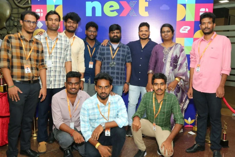 Vijayakumar Yoganandan with overall team members in next event