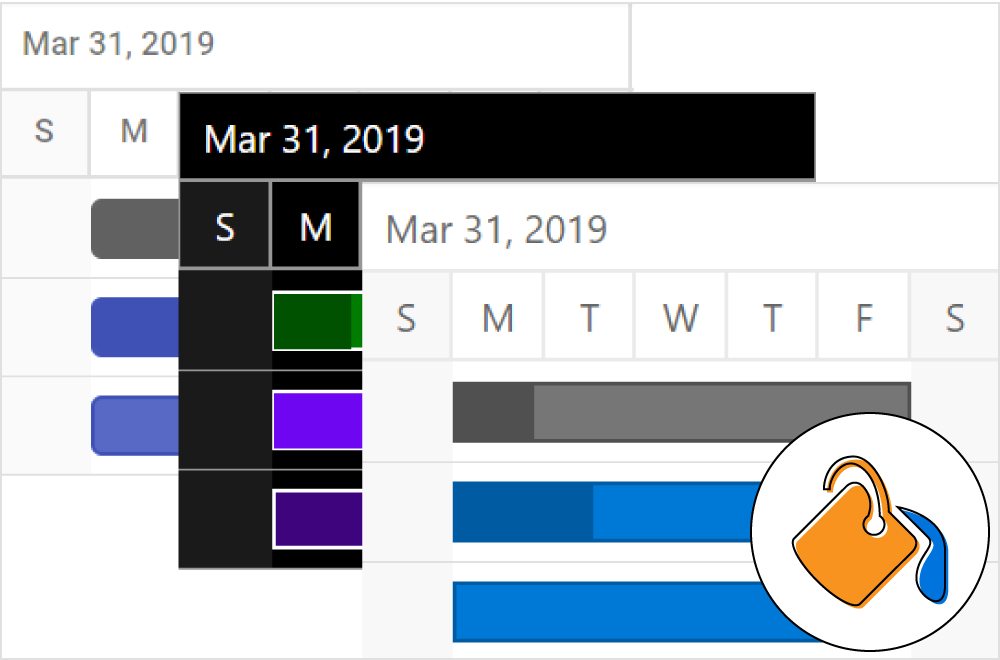 Net Gantt Chart Control