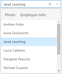 JavaScript ComboBox Control | Editable Dropdown | Syncfusion