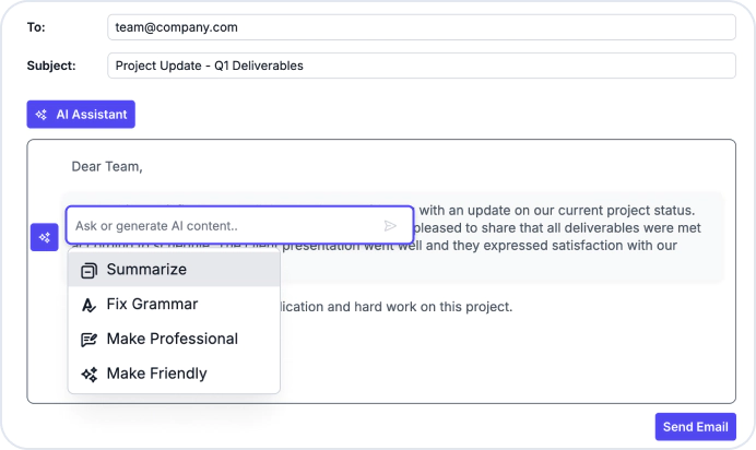 New Chart Wizard Component