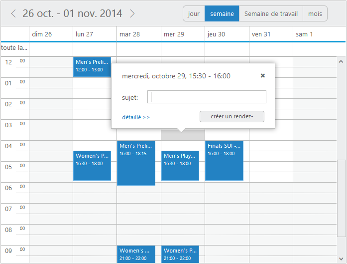 Scheduler Control for PHP Event Calendar Syncfusion