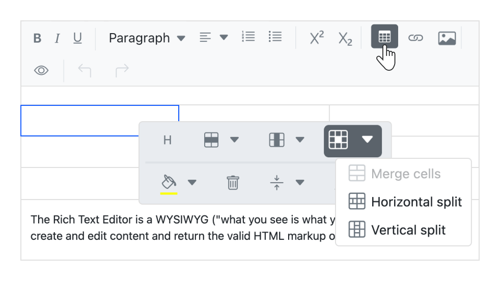 React Rich Text Editor Advanced WYSIWYG Features Syncfusion
