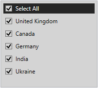 WPF CheckedListBox Control | Multi selection listbox | Syncfusion