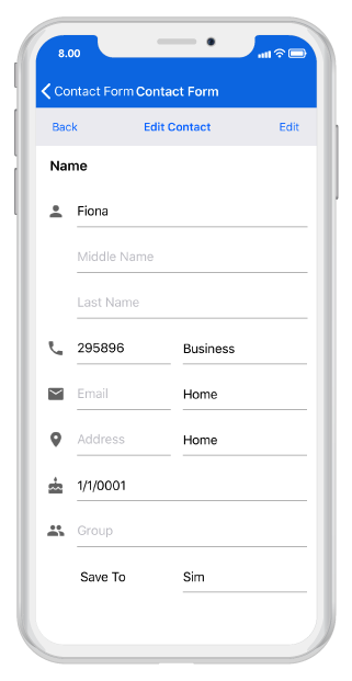 Xamarin Ios Dataform Create Data Entry Forms Syncfusion