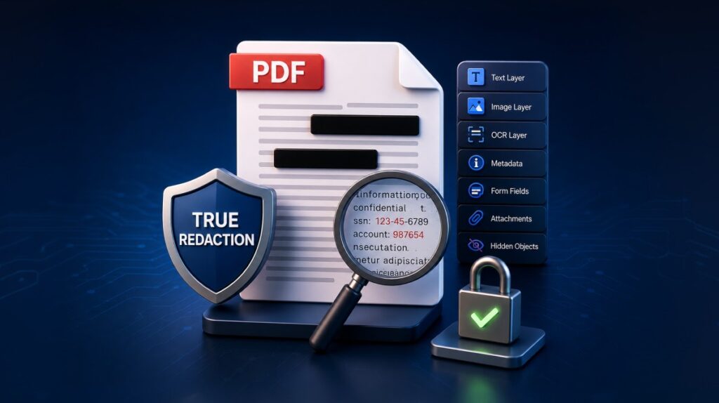 PDF Redaction: Why Black Boxes Don’t Protect Sensitive Data
