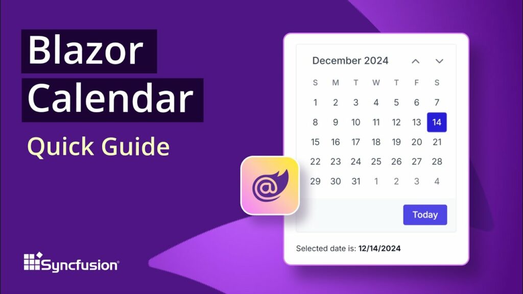 Blazor Calendar: The Ultimate Feature Walkthrough