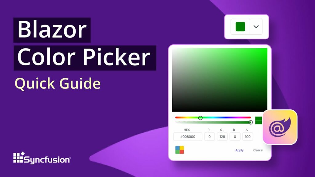 Blazor Color Picker: The Ultimate Feature Walkthrough