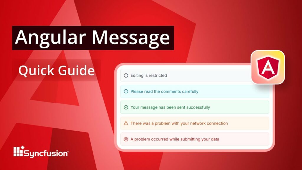 Angular Message: The Ultimate Feature Walkthrough
