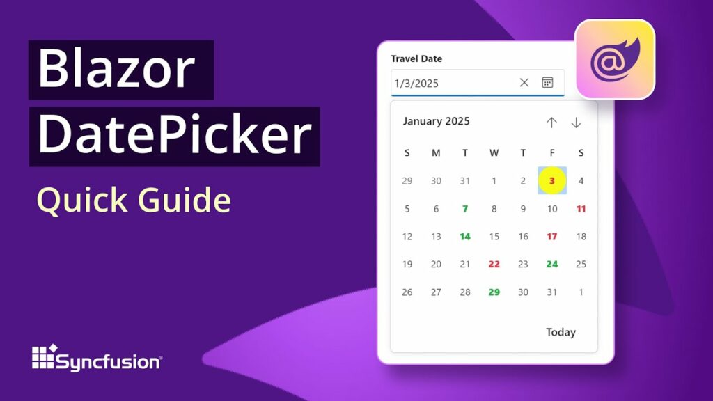 Blazor DatePicker: The Ultimate Feature Walkthrough