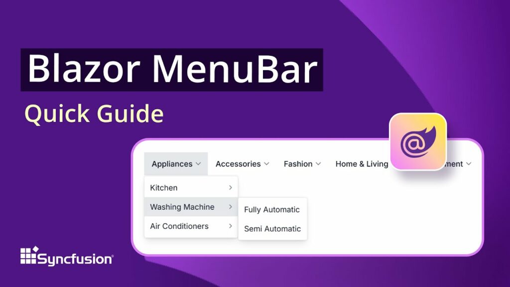 Blazor Menu Bar: The Ultimate Feature Walkthrough