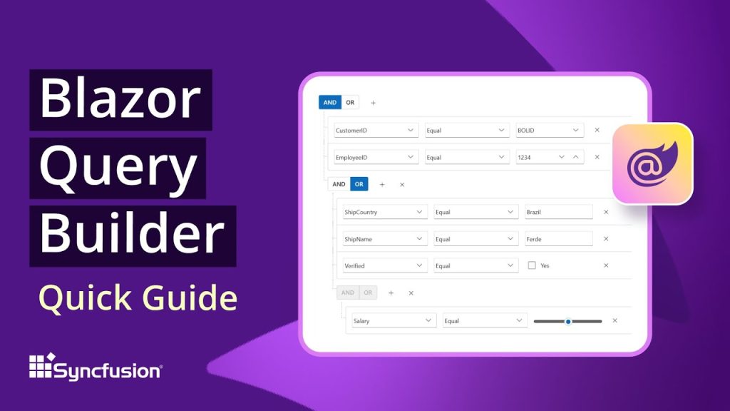 Blazor Query Builder: The Ultimate Feature Walkthrough