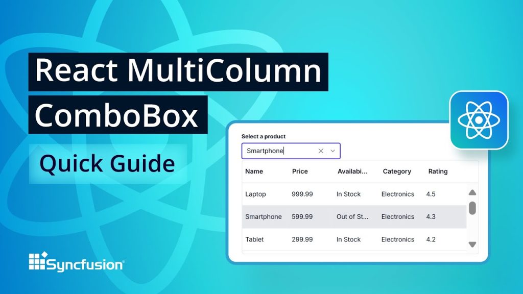 React MultiColumn ComboBox: The Ultimate Feature Walkthrough