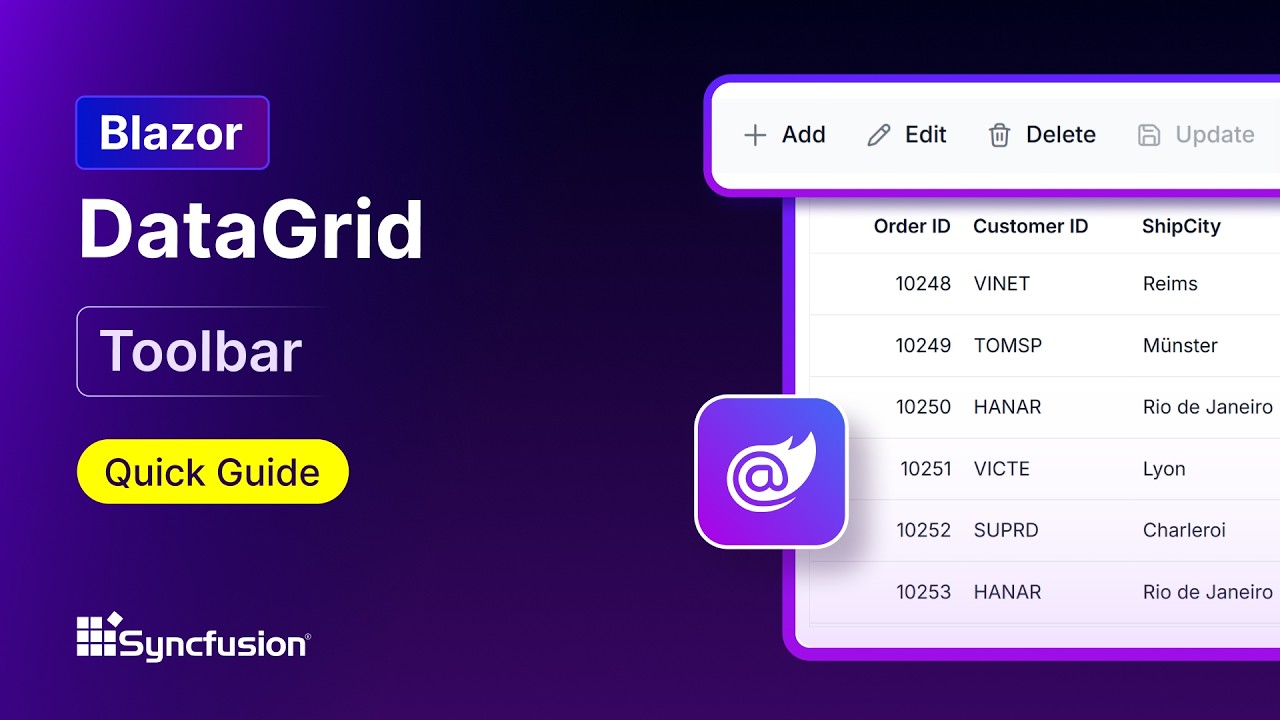 Blazor-DataGrid-Toolbar-Feature-Walkthrough