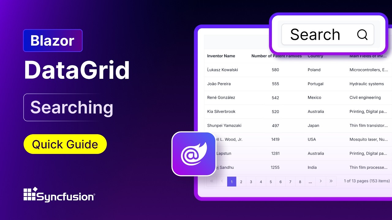 Blazor-DataGrid-Searching-Feature-Walkthrough