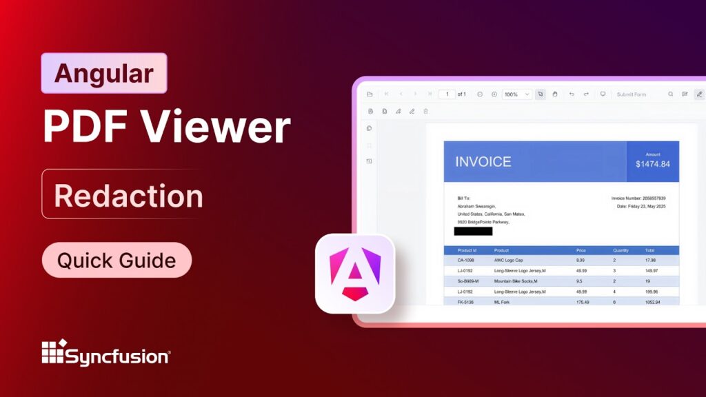 Angular PDF Viewer: Redaction Feature Walkthrough
