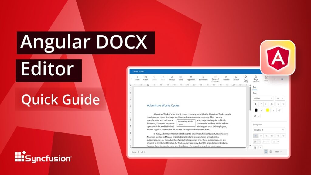 Angular DOCX Editor: The Ultimate Feature Walkthrough