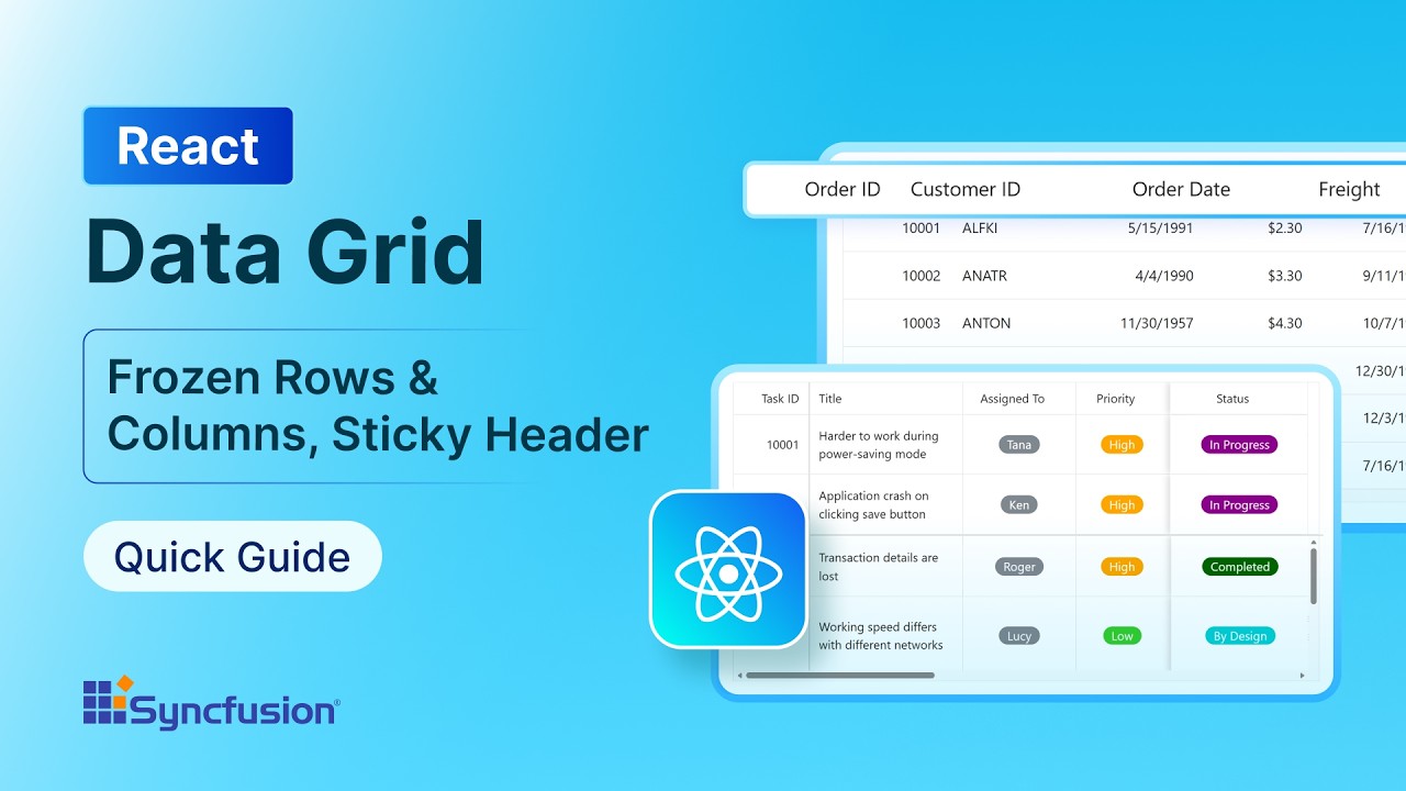 React-Data-Grid-Frozen-Rows-Columns-Sticky-Header-Feature-Walkthrough