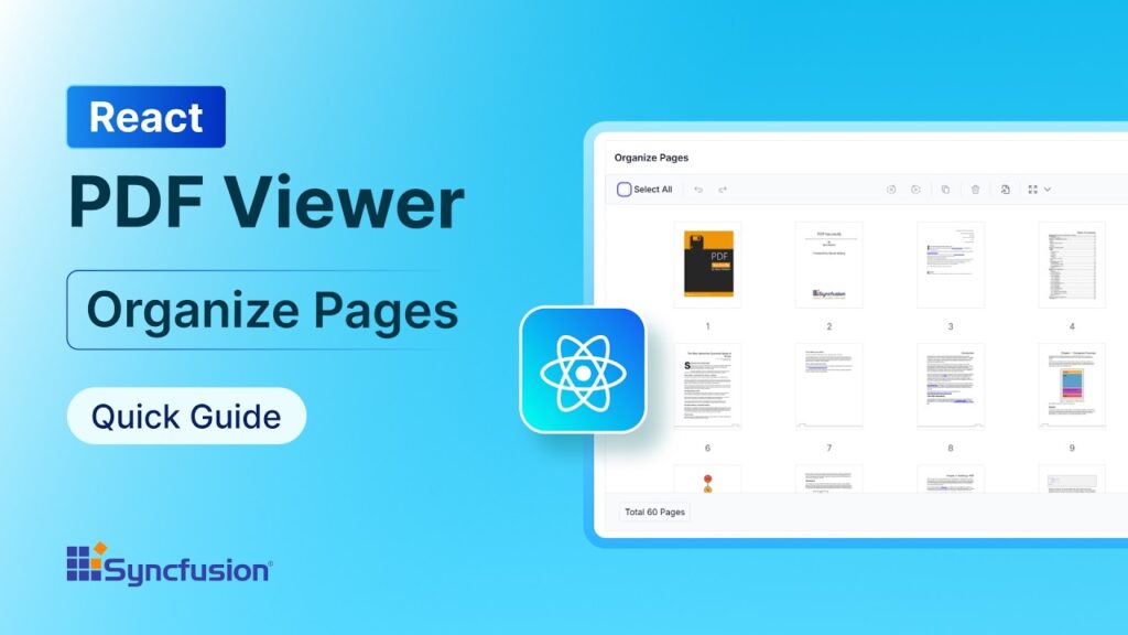 React PDF Viewer: Organize Pages Feature Walkthrough