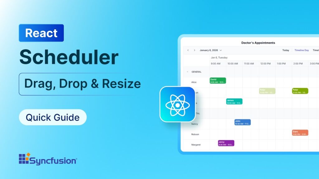 React Scheduler: Drag, Drop & Resize Feature Walkthrough