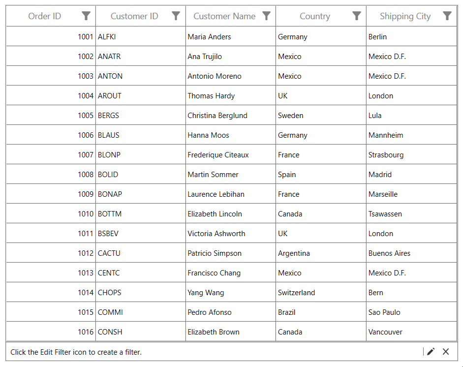 FilterEditor control in WPF DataGrid