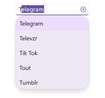 MAUI Autocomplete dropdown corner radius Support.