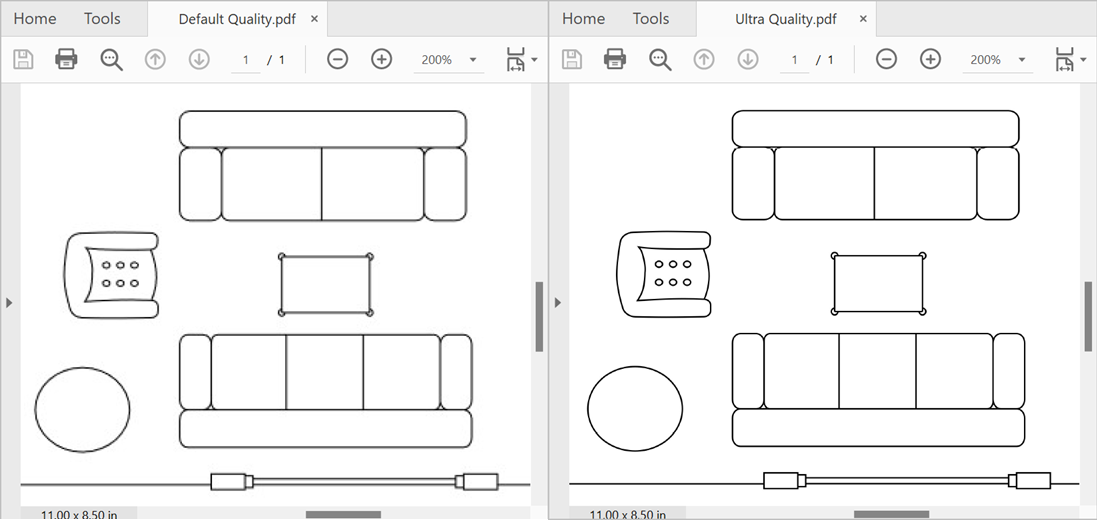 MAUI PDF Viewer print quality