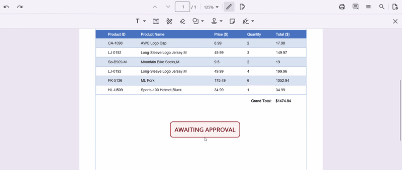 Custom StampView support