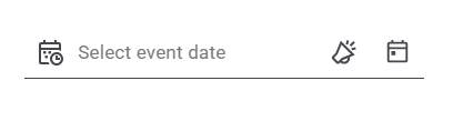 React input adornments