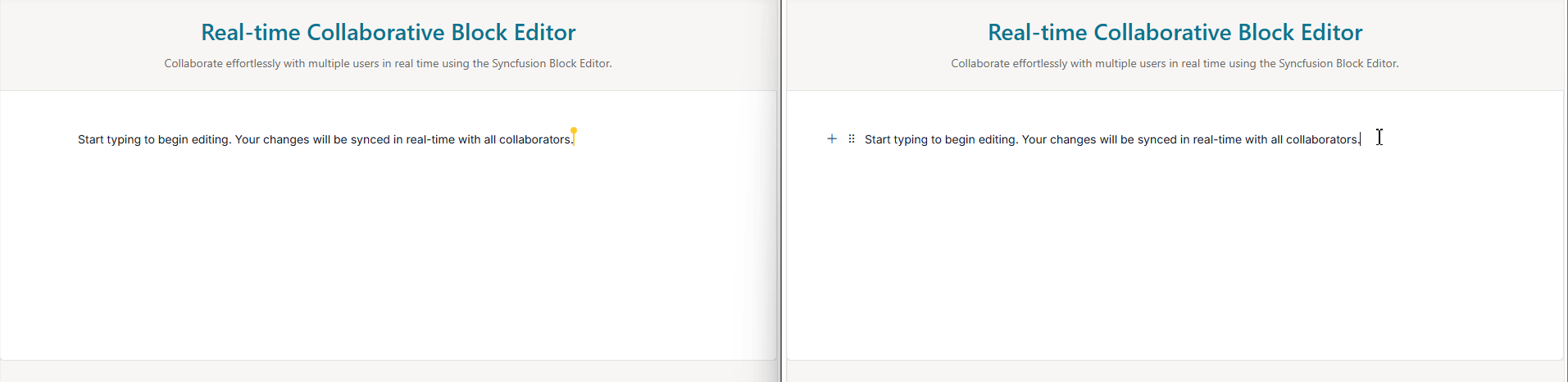 Block Editor collaborative editing