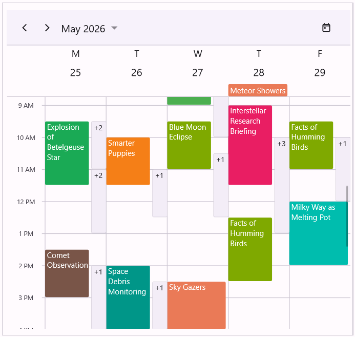 Limit concurrent appointments in .NET MAUI Scheduler
